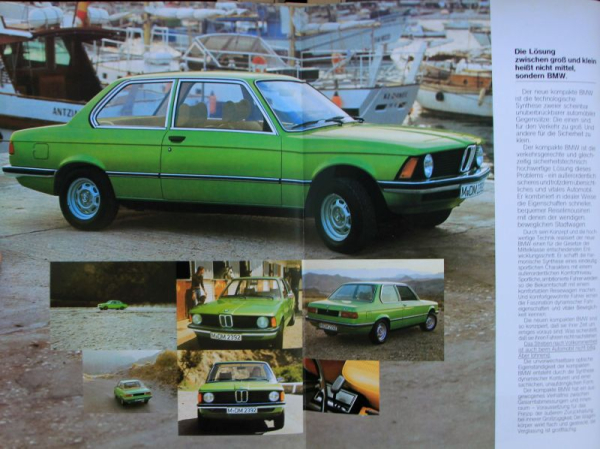 BMW 316 - 320 i Modelprogram 1976 Carbrochure (10311)